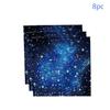 Starry Sky Theme Party Disposable Tableware Blue Night Starry Sky Plates Napkins Cups Kids Boys Happy Birthday Party Supplies