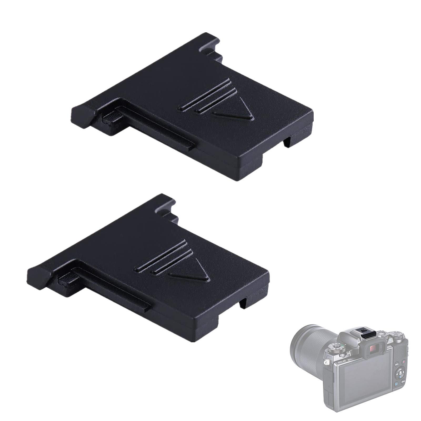 

JJC Hot Shoe Covers for Canon EOS Kiss M50 Mark Kiss 1DX Mark 1DX Mark 5D Mark 5D Mark 5D Mark M6 Mark Protective Black 2-Pack R7, R10, R3, R5, R5C, чорний