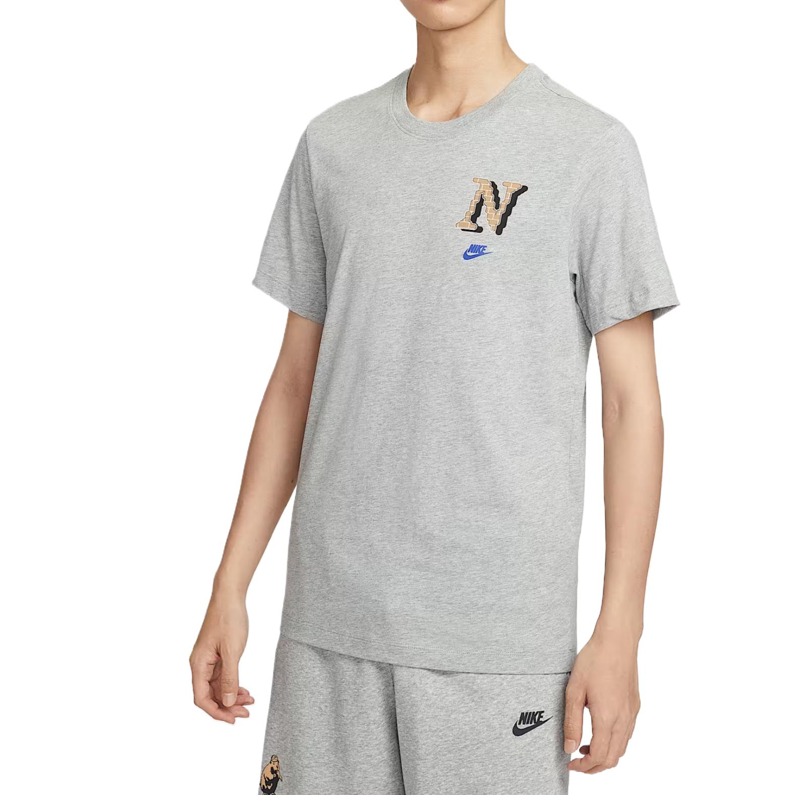 

Nike Модная Универсальная Трендовая Минималистичная Футболка с Коротким Рукавом Мужские Топы HQ9165-063 M