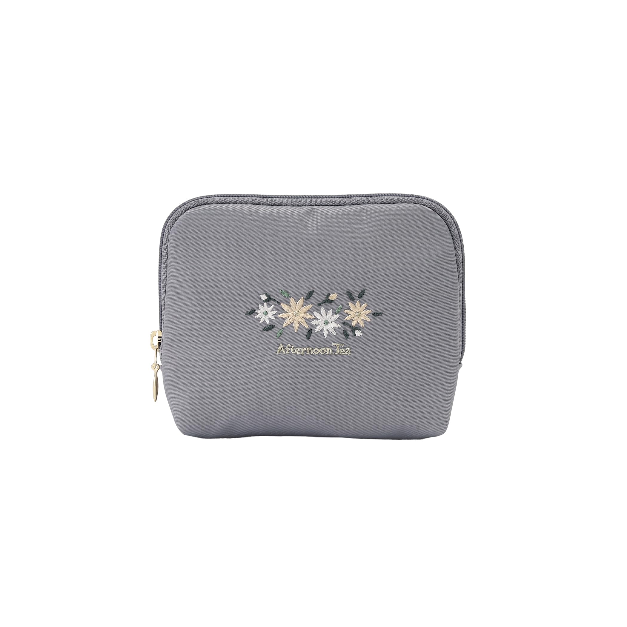 Afternoon Tea Living Косметичка JQ54 с вышивкой цветов, Чехол-косметичка для салфеток, Синий