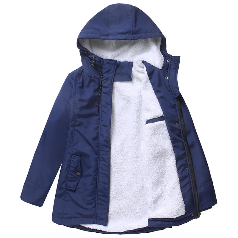 Women's Hooded Parka Coat with Fleece Lining - Warm Winter Outerwear