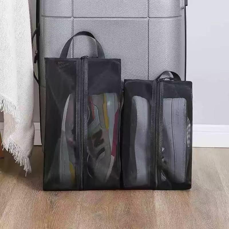 Portable Mesh Shoe Storage Bag for Travel - Dustproof and Durable