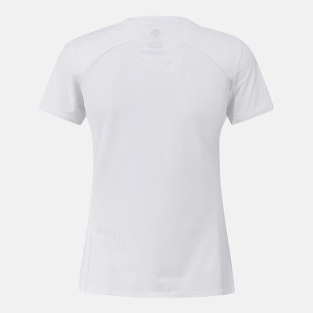 DESCENTE Women'S Cooling Slim Short Sleeve T-Shirt White Sr212Pts41