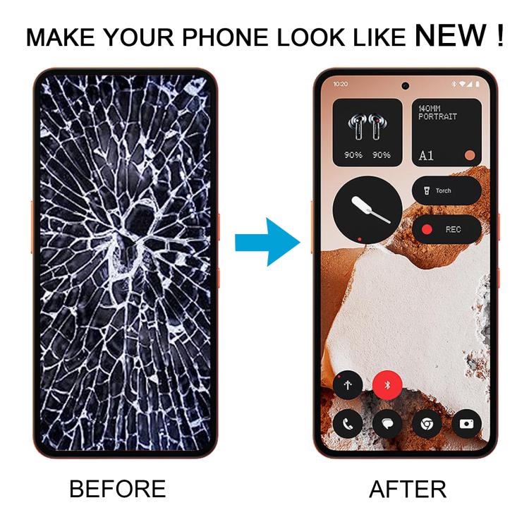 Pro telefon Nothing CMF Phone 2 Pro LCD displej s dotykovým sklem kompletní sestava (Černá)