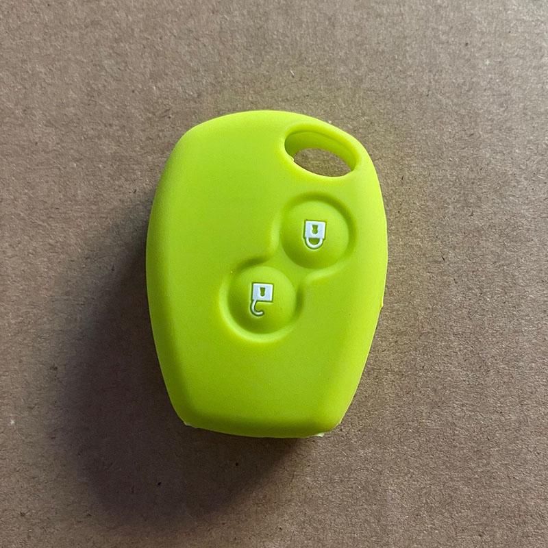 ZAD Siliconen Autosleutelhoesje Voor renault 2 knoppen Kangoo DACIA Scenic Megane Sandero Captur Twingo Modus afstandsbediening sleutelhoes