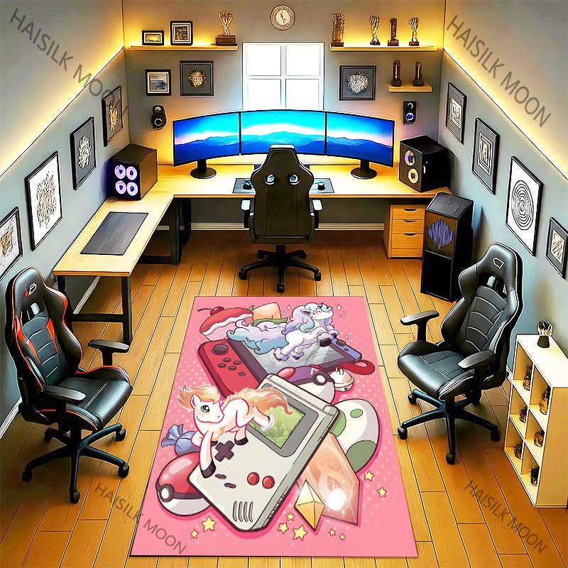 

Colorful Gamepad Design Rug – Fun Floor Mat for Bedroom, Living Room & Kitchen | Non-Slip Home Decor with Vibrant Digital Style 60*90cm
