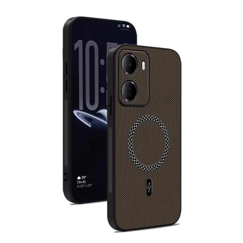 For Redmi 15A 5G Magnetic Triangle Pattern Anti Slip Hard Shockproof Protective Case Phone Cover For Redmi 15A 5G Funda