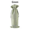 1Pcs Table Ornaments Red Wine Bottle Cover Drawstring Burlap Bag Packaging Portable Gift