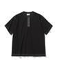 UNIFORM BRIDGE Slub Henly Neck S/S Tee Black