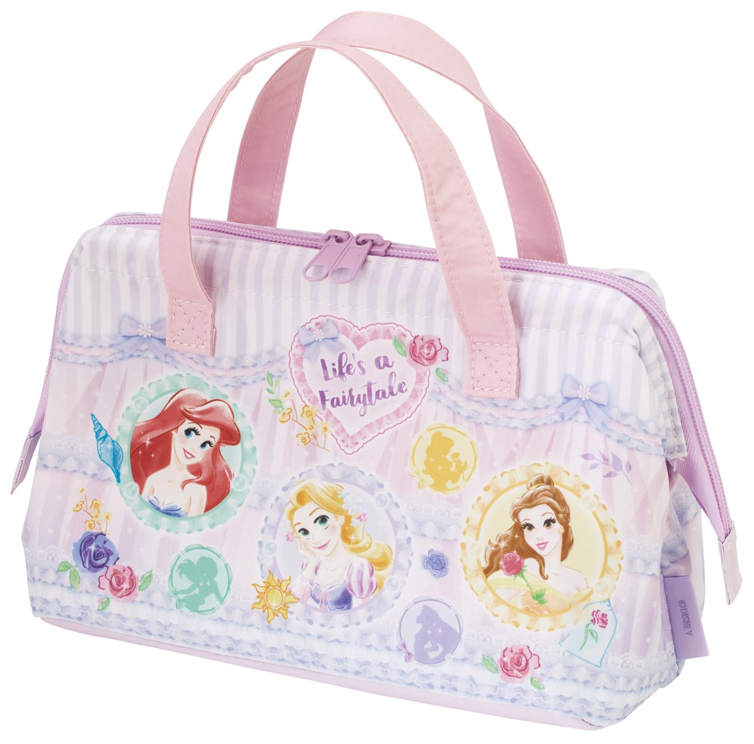 Skater Lunch Clasp Disney Size Bag Insulated Closure Princess 26 KGA1-A Women s 4559₽