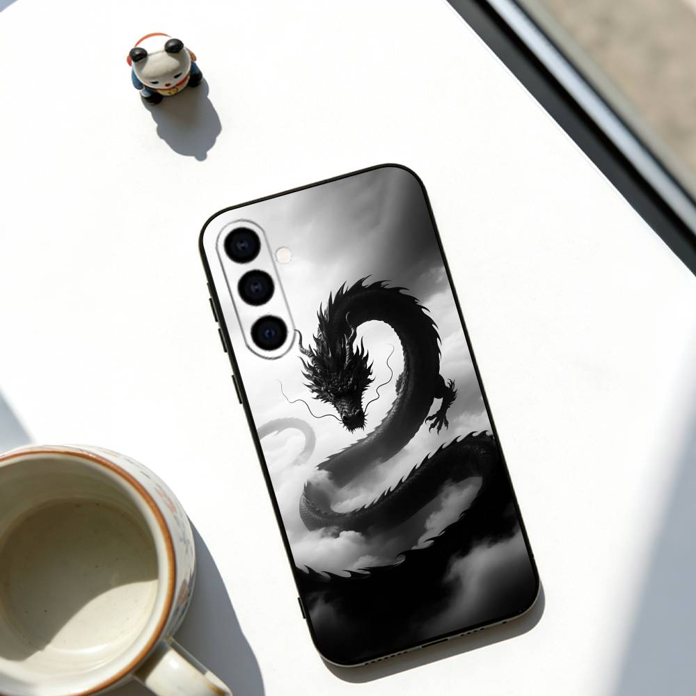 Sacred Dragon Phone Case For Samsung Galaxy A73,A72,A71,A70,A53,A52,A51,Others Soft Black Cover