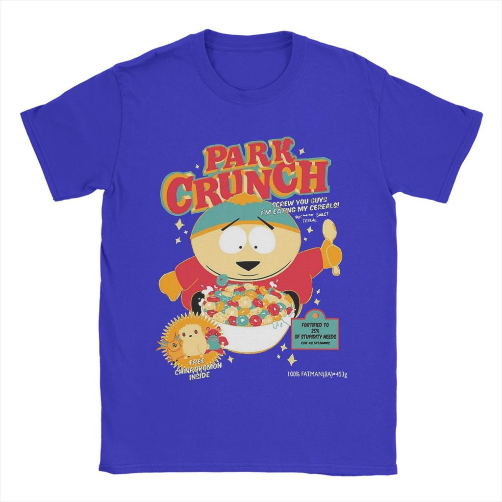 Souths Parks T-Shirt Beach Cart Crunch Hip Hop T Shirts Couple Pure Cotton O Neck Top Tees Short Sleeve Vintage Tshirt