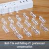 20-Piece Self-Adhesive Cable Holders for Wire Management and Organization