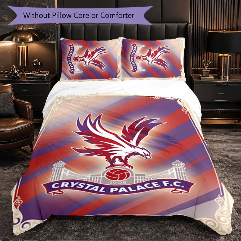 Crystal Palace Themed Bedding 3Pcs Duvet Cover Set Decorative Bed Linen For Teen Room Home Decoration