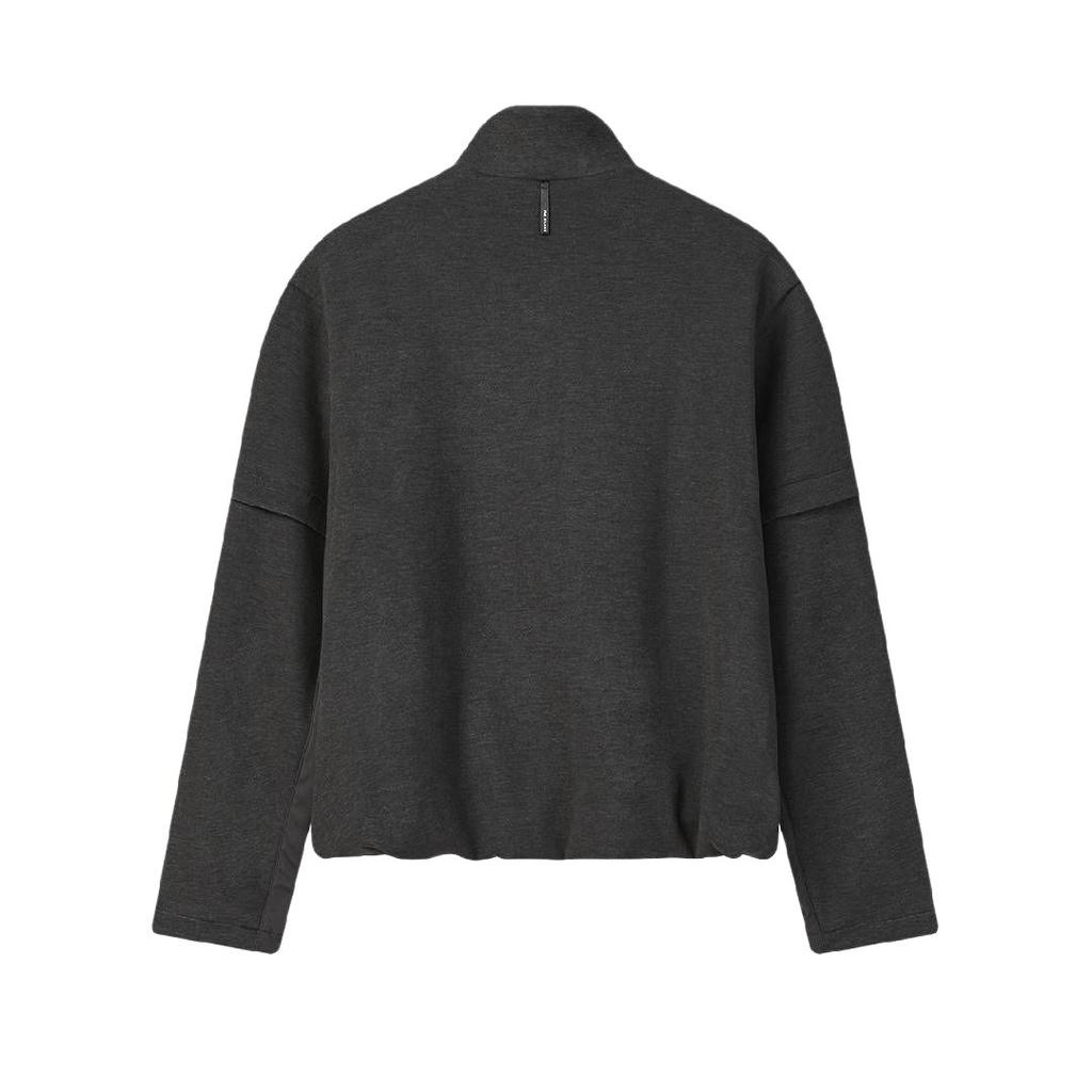 FILA Milano Series FW25 Solid Color Loose Fit Stand Collar Knitted Long Sleeve Jacket Women jackets F11W615513F-MG