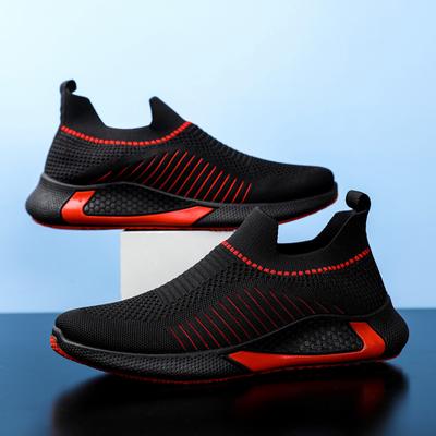 Wiosna Nowe Buty Sportowe Buty Męskie Buty Męskie Casualowe Modne Buty Latające Tkane Wersja Koreańska Oddychające Buty Sportowe