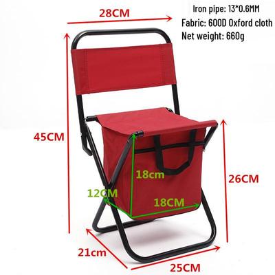 Sedia Pieghevole Portatile da Esterno - Poltrona Reclinabile Multifunzionale e Sgabello Portatile con Logo Stampato