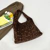 Borsa a Spalla da Donna Borsa Tote Maculata Grande Capacità Borsa da Sottobraccio
