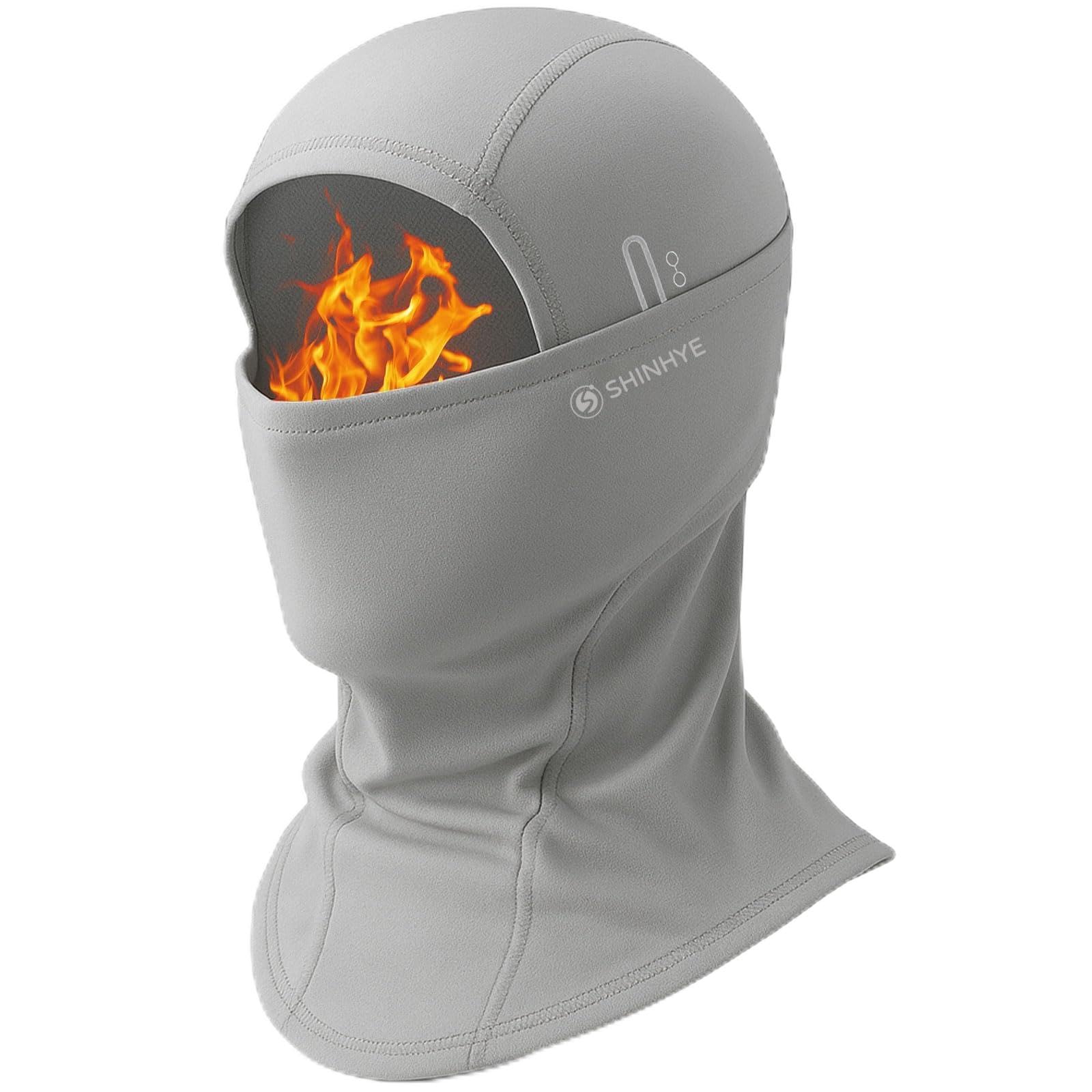 

ShinHye Balaclava Neck Warmer, Winter, Cold Protection, Ski Mask, Fleece Lined, Windproof, Thermal, Breathable, Glasses Hole, Stretchy, Warm, Skiing,