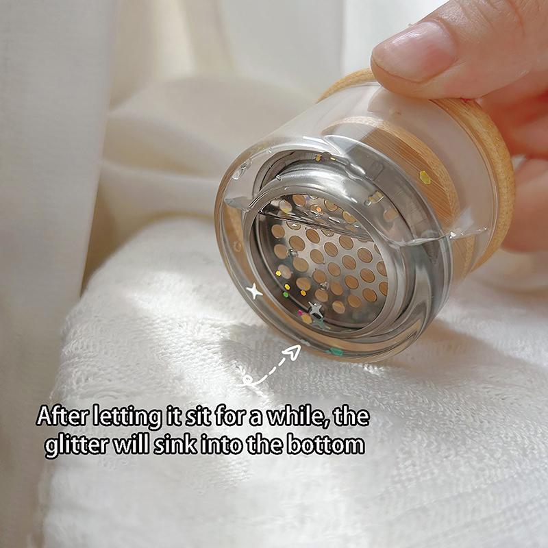 1 Stück Glas Nagelbecher Puder Flüssigkeit Pinsel Schüssel Halter Behälter Ausrüstung Nagelstudio Werkzeug Mit Holzdeckel Nagelkunst Werkzeug Reinigungsbecher
