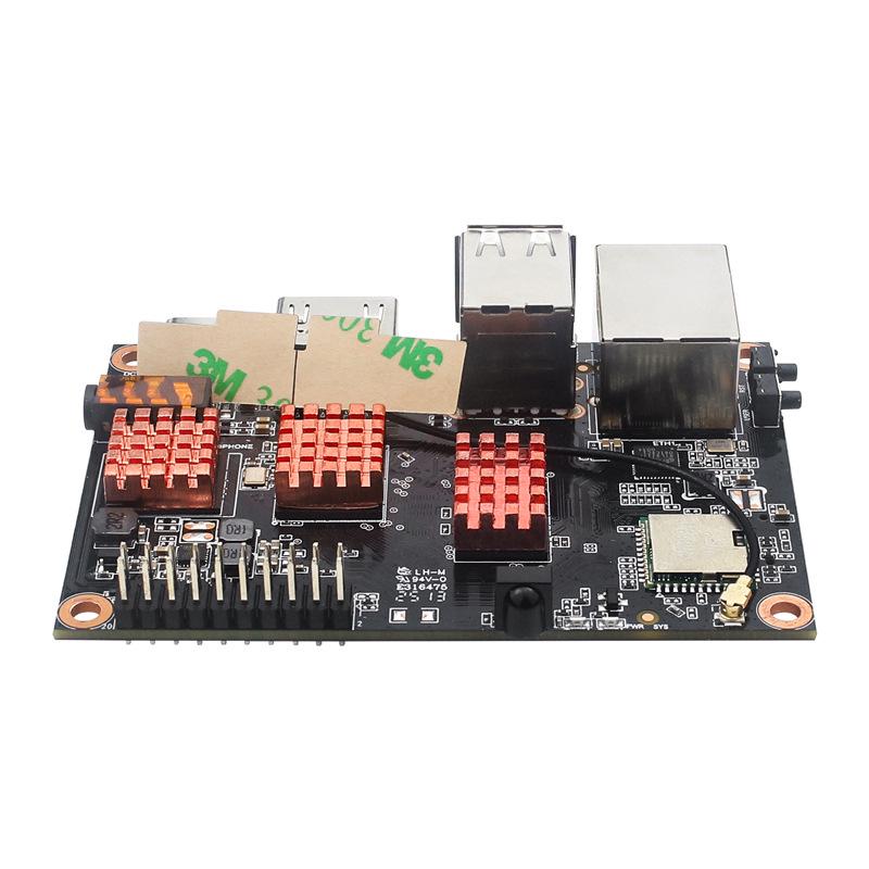K2B H618 Android/Linux Dev Board with Acrylic Case, Fan, and Copper Heatsink