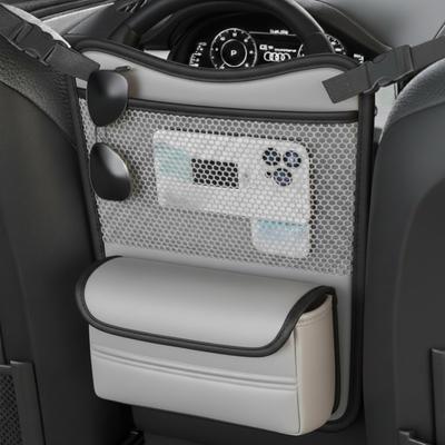 Car Seat Back Storage Hanging Car Storage Multifunctional Seat Car Tissue Box Leather Car Seat Organizer Hanging Rear Seat Car Organizer Storage