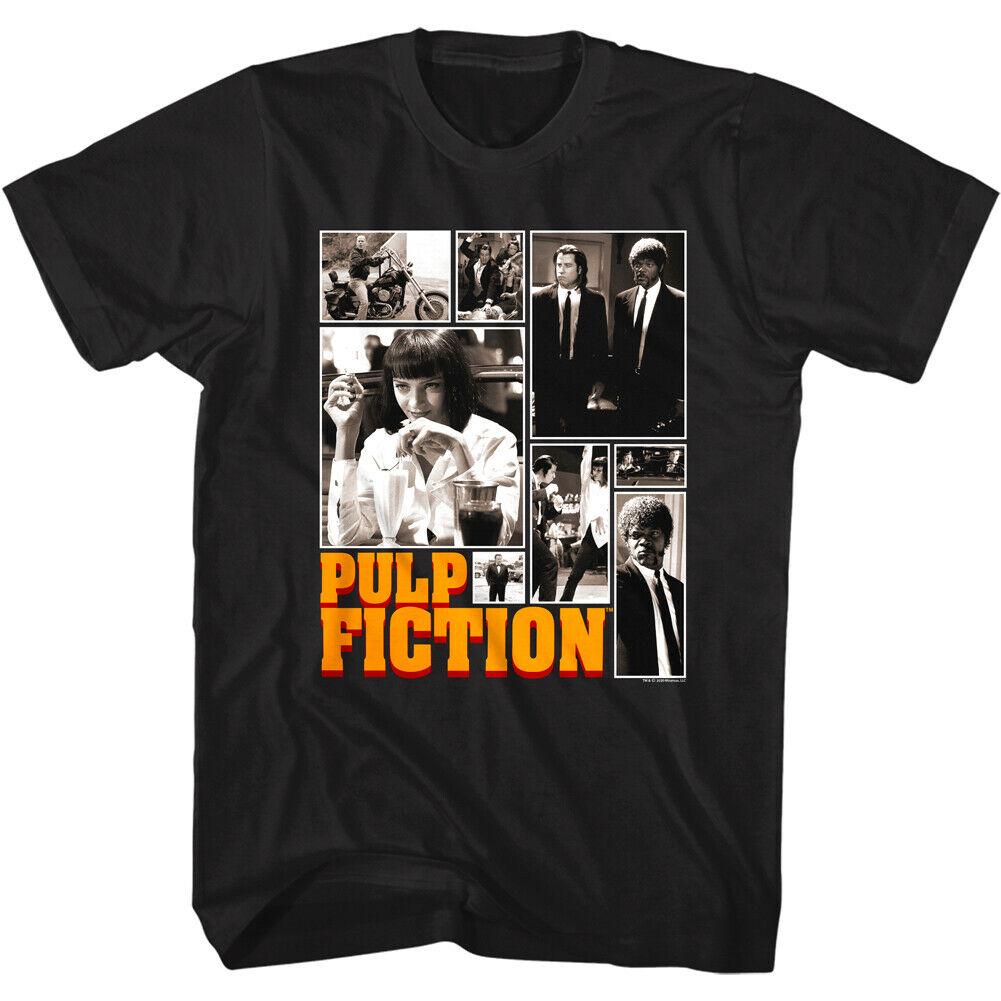 Camiseta para hombre con escenas de películas de Pulp Fiction