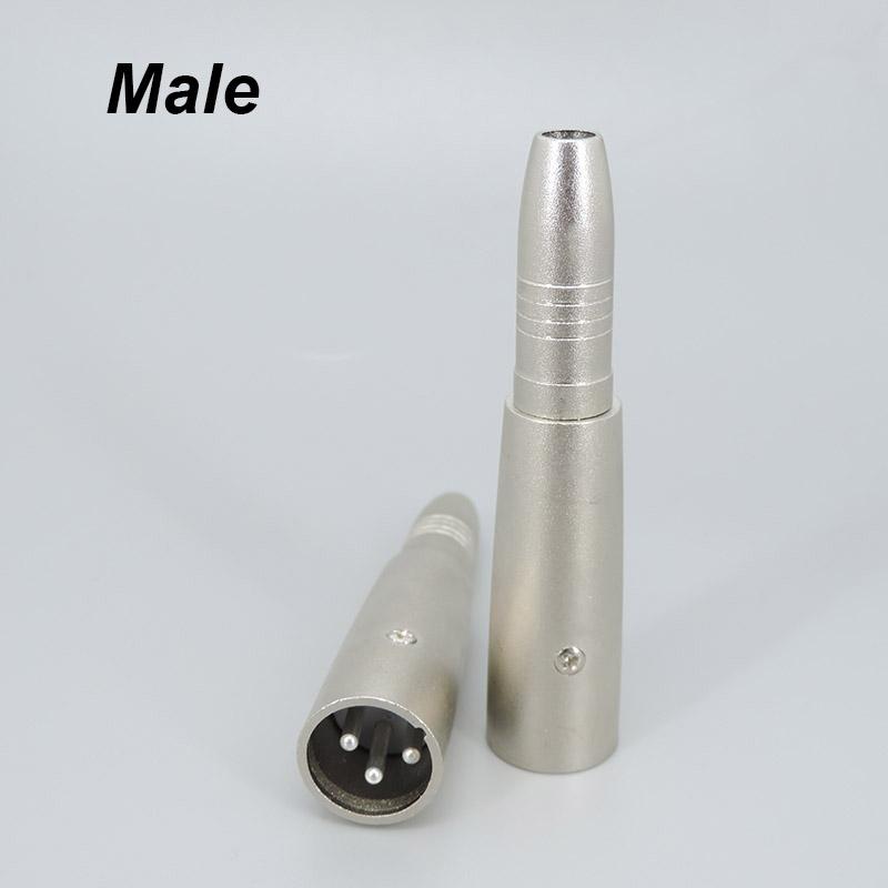 Microphone 3 Pin XLR Male Female Plug to 1/4 Inch 6.35mm 6.5mm Mono Female Jack Connector Audio Cable Mic Adapter AGood product