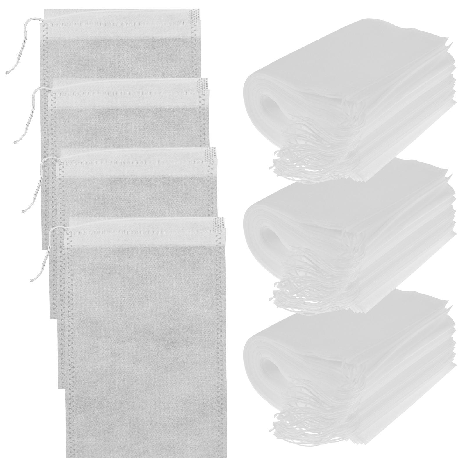 

300Pcs Cold Brew Bags Fine Mesh Coffee Filter Bag No Mess Tea Filter Pouches with Drawstring for Tea Spice Straining Bag