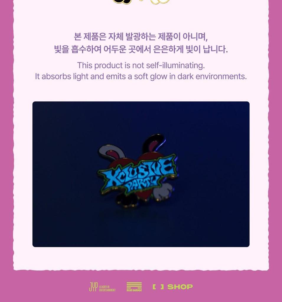 Xdinary Heroes (XDIZ) [XCLUSIVE PARTY] OFFICIAL MD - SIGNATURE BADGE