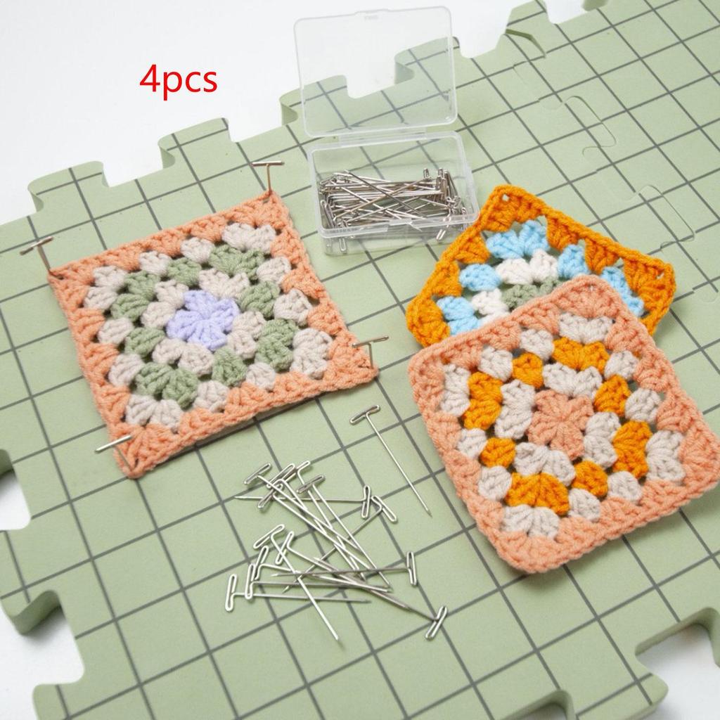 Stitch Blocking Mat Set with Grid Lines, Multifunctional Versatile DIY Blocking