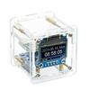 ESP8266 Mini Relógio do Tempo WiFi Display Digital Estação Meteorológica Multifuncional Kit de Soldagem DIY Conjunto de Relógio Eletrônico