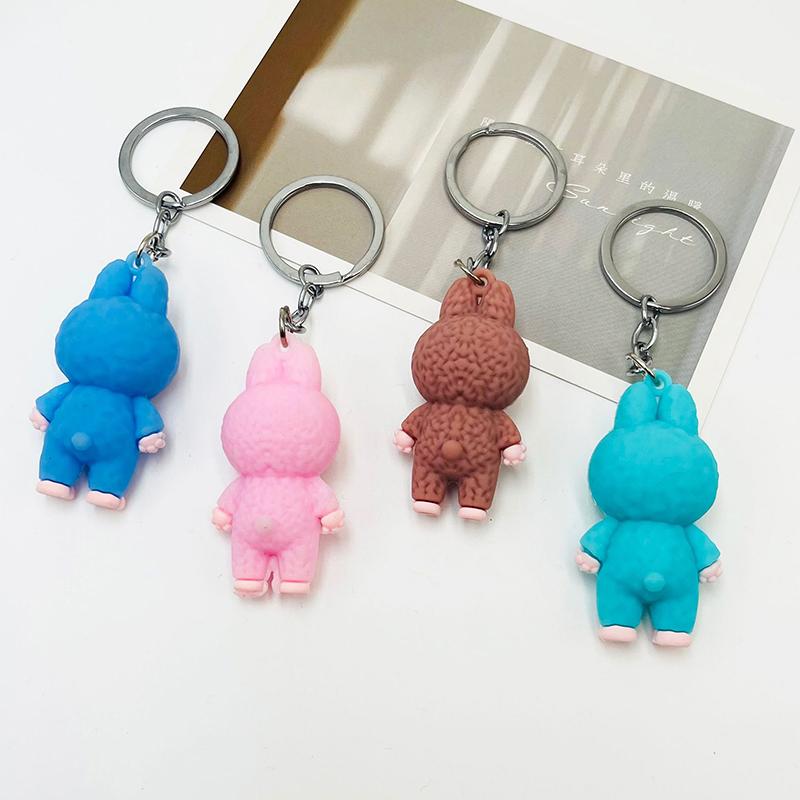 Labubu Peluche Keychains,portachiavi Che Cambia Espressione Labubu,3