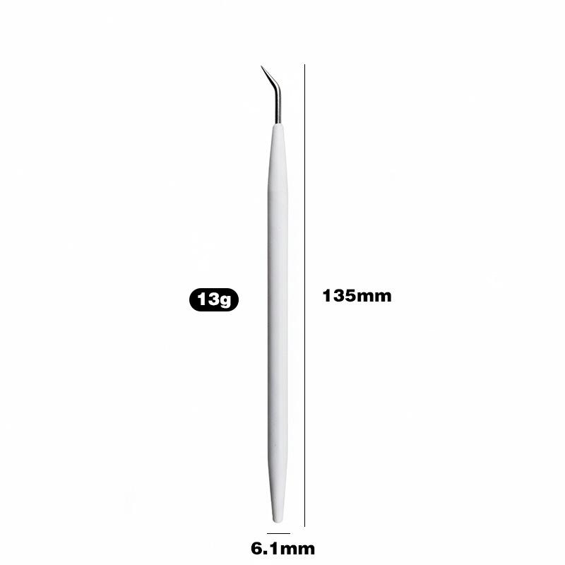 Stainless Steel Eyelash Tools: Lash Doll, Perm, Pick, and Extension Applicator.