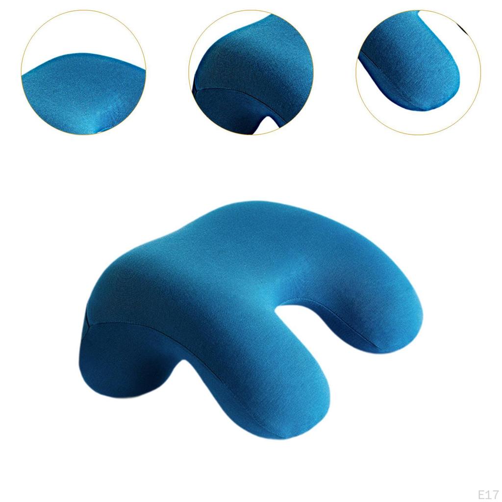 Reisekissen, Nickerchenkissen, Ultraleichtes Weiches Ergonomisches Tragbares Nickerchen-Gesichtskissen, Schlafkissen