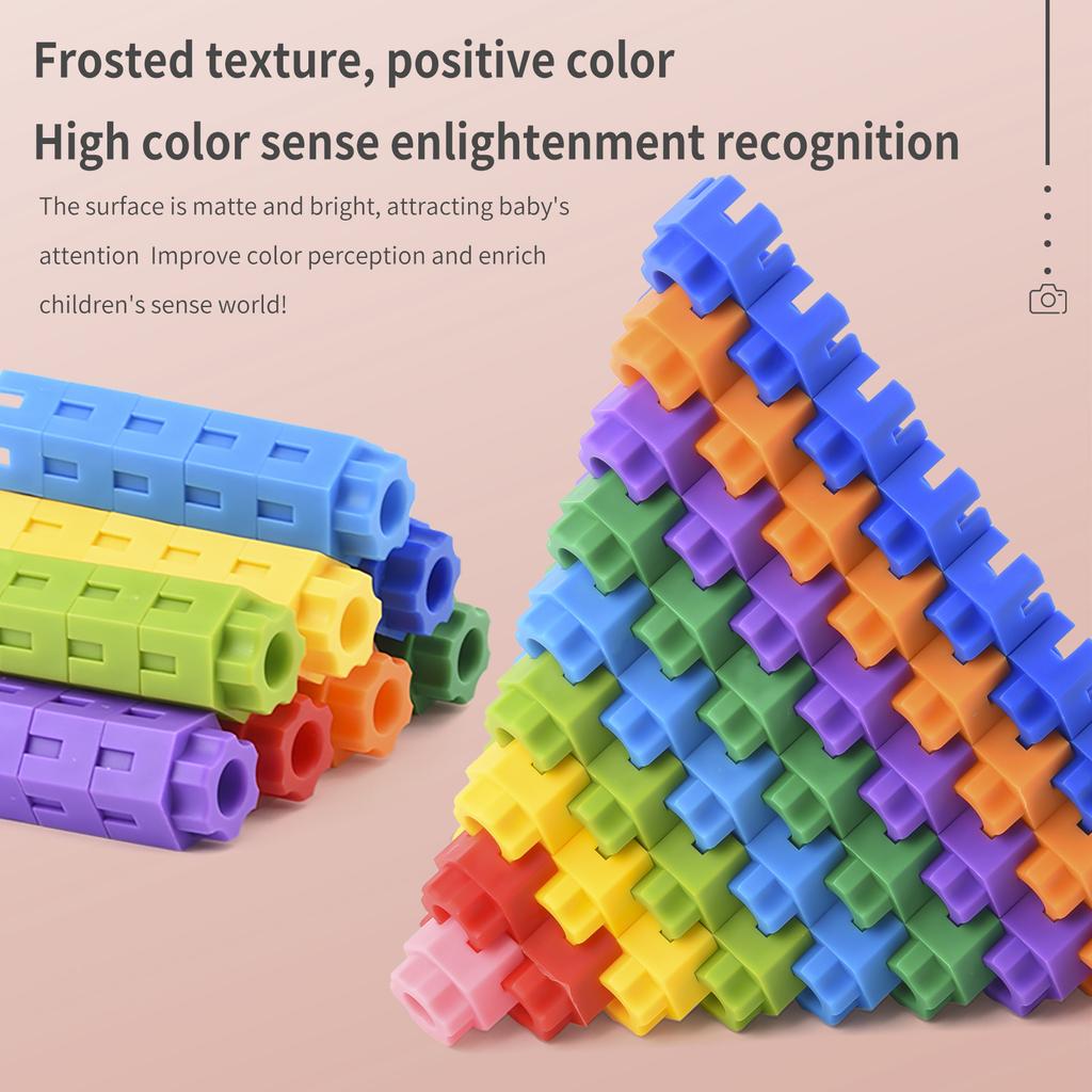 Hexagonal Building Blocks Large Particles Building Blocks Toys Assembling Splicing  And Creative Building Blocks In Six Dimensio