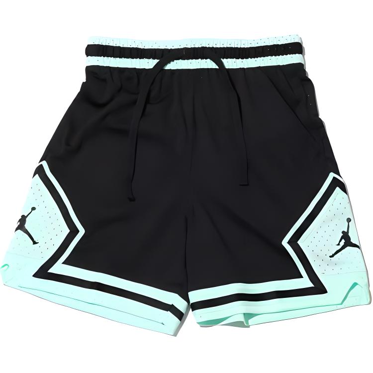 Nike Dri-Fit Sport Diamond Shorts Striped Drawstring Straight Casual Shorts Unisex Shorts Black DX1488-015 L