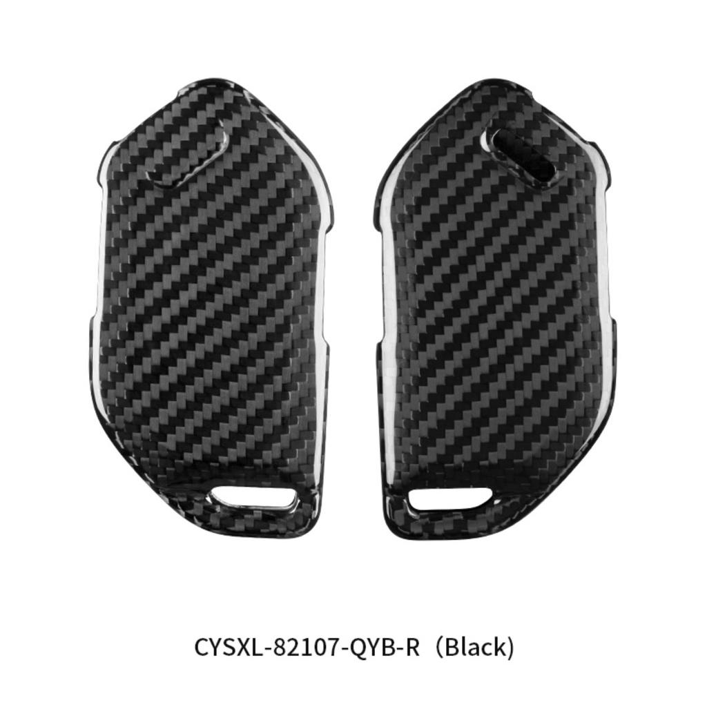 T-Carbon Carbon Fiber Car Key Case Cover For Kia Ev9 Picanto Sorento Mq4 Carnival Ka4 Morning K5 Carens Key Case Accesories