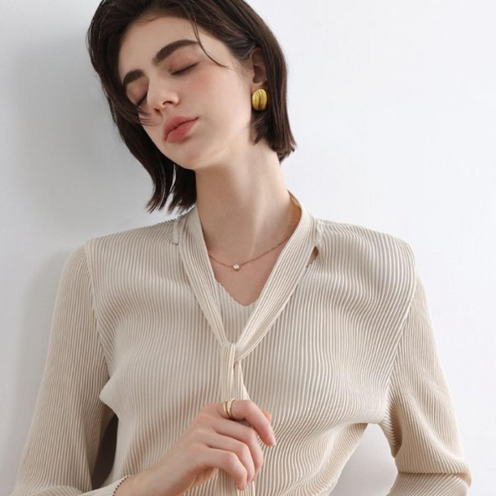 Pleatsmood Ribbon Pleats Top