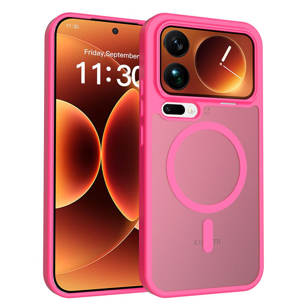 Etui na nowy telefon komórkowy Xiaomi17 z matową powłoką i magnetycznym mocowaniem do Xiaomi17promax, odporne na upadki, półprzezroczyste etui ochronne