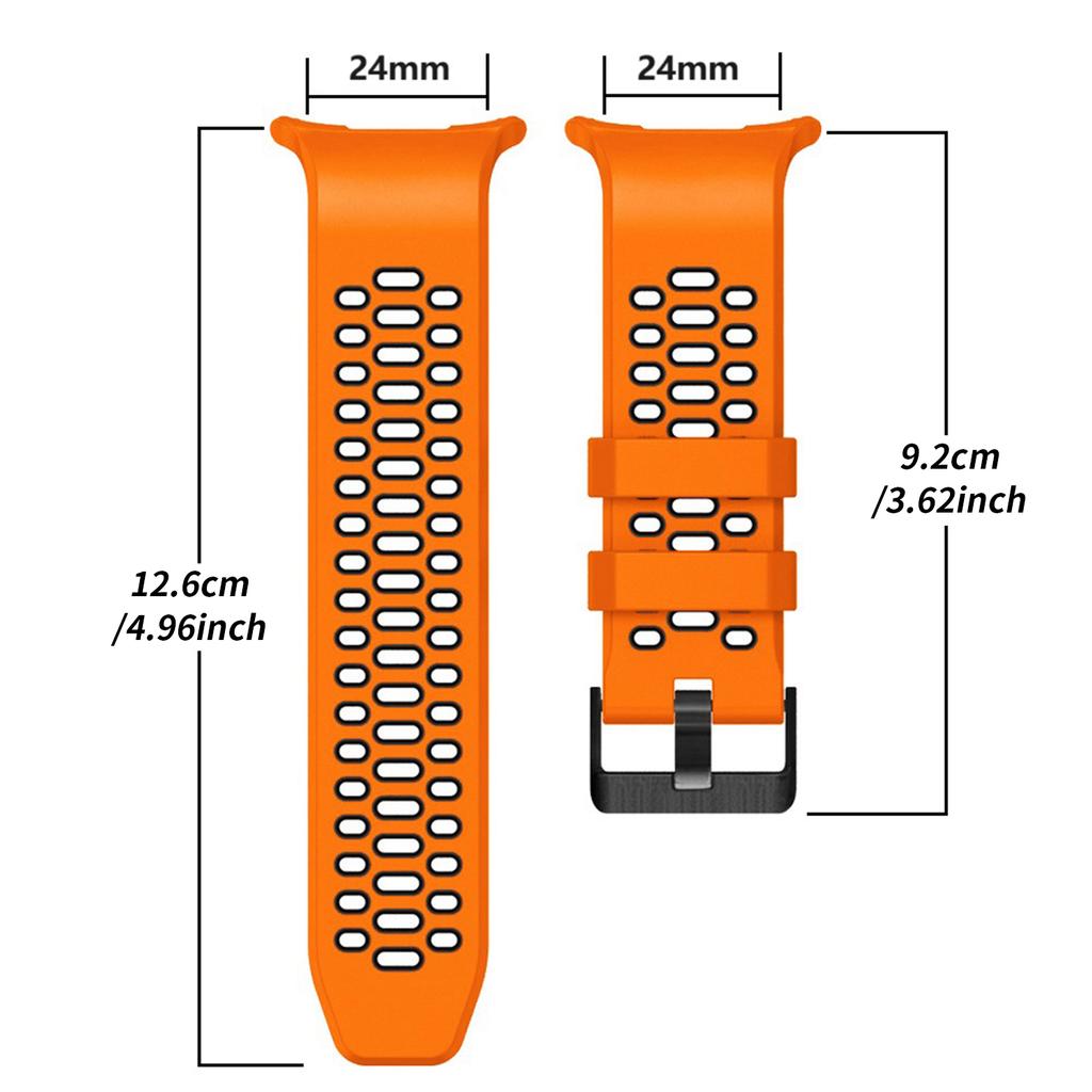 Two-tone Silicone Watch Strap For Samsung Galaxy Watch Ultra 47mm Smart Watch Bands For Samsung Galaxy Watch Ultra 2025 47mm