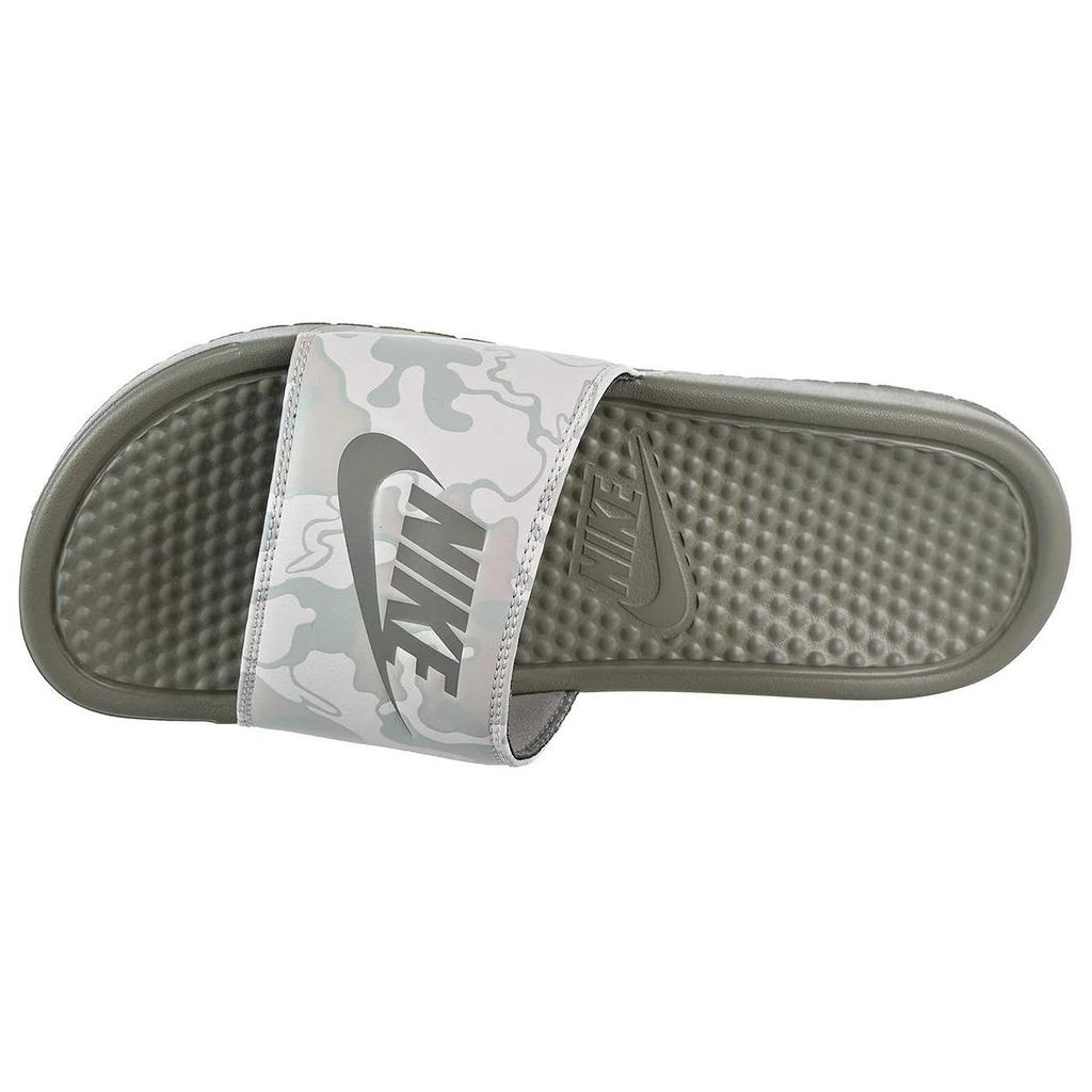 Nike Benassi JDI Print Dark Stucco Unisex Sandals Black 631261-009