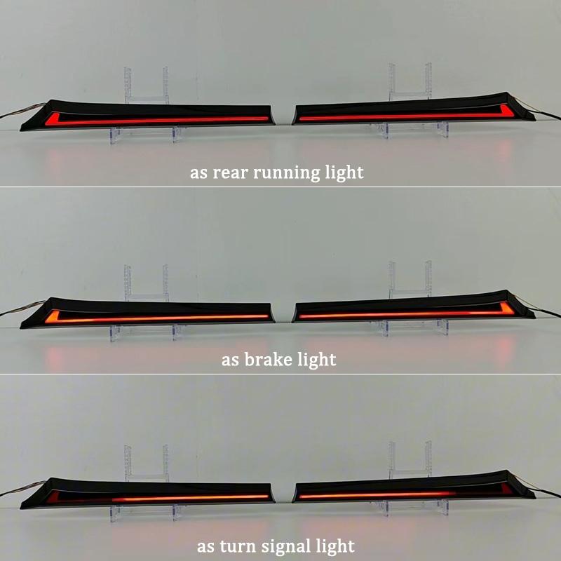 For Mazda CX-5 2022-2025 Rear Bumper Trunk Tail Light 3-in-1 Functions Rear Running Light + Brake Lamp + Dynamic Turn Signal