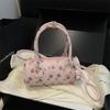 Süße Boston Handtasche und Crossbody mit Blumenprint – Trendige Frühling/Sommer 2026 Mode Kissen-Tasche