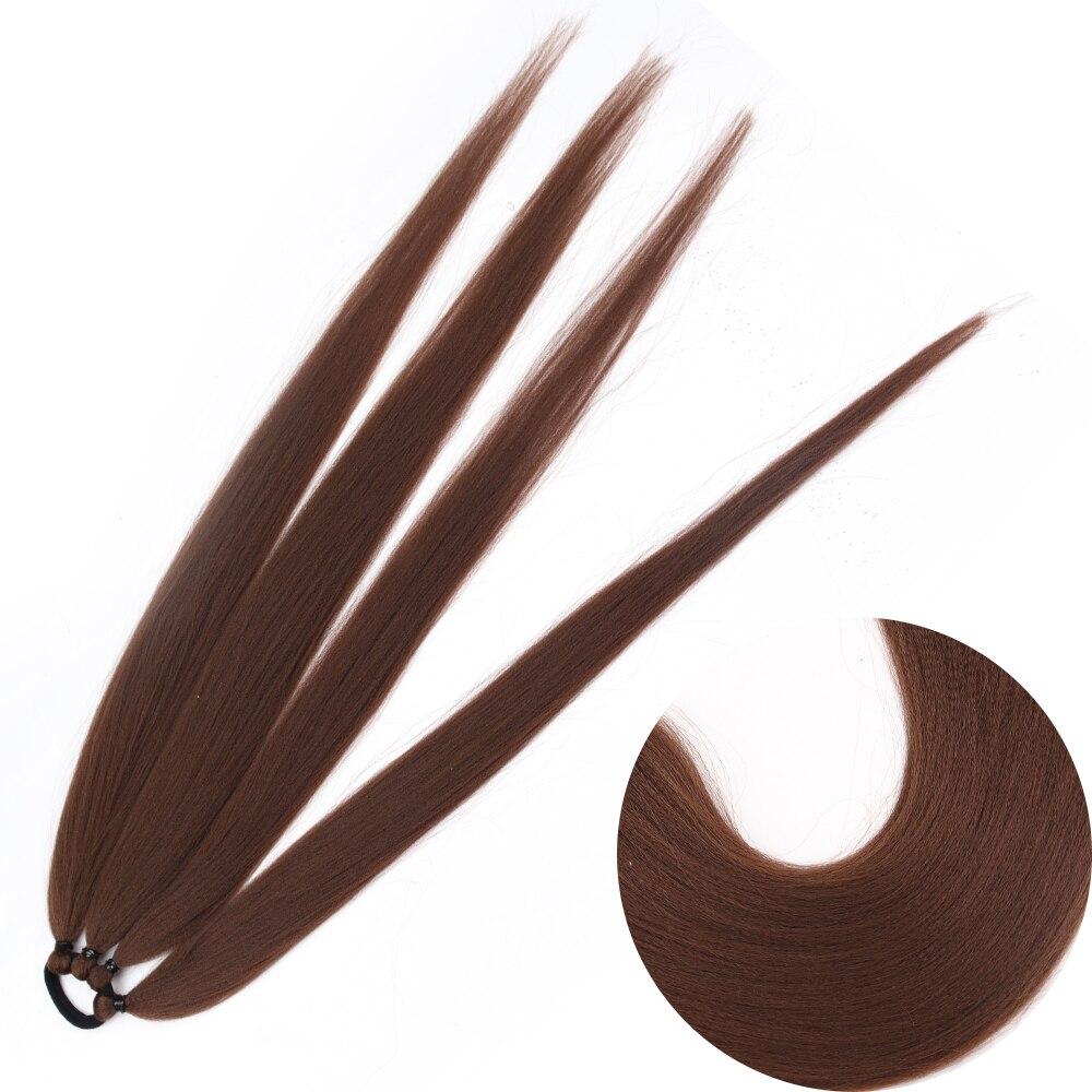 

MISSQUEEN Синтетические волосы с резинкой для волос, обертывание вокруг волос, косичка, хвостик, шиньон, резинка для женщин 65cm