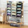 5-Shelf Weekly Clothes Organizer Kids Daily Shelf Hanging Closet Organizer Days Of The Week Hanging Storage Shelves For Kids