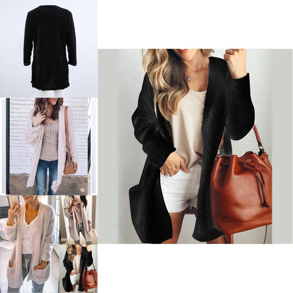 Premium Quality Women Long Sleeve Loose Sweater Knitted Cardigan Coat Jacket Outwear Casual For Effortless Style