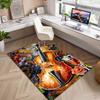 1Pc Musical elements Printed circular carpet, home door mat, outdoor travel protection carpet A7