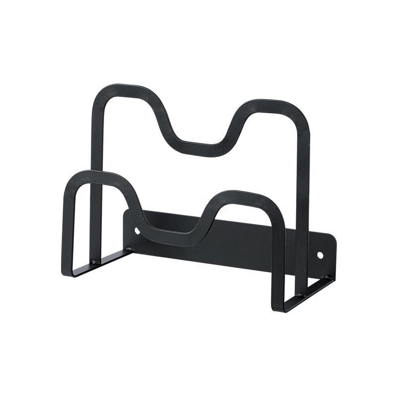 Wall-Mounted Pot Lid & Cutting Board Organizer Rack