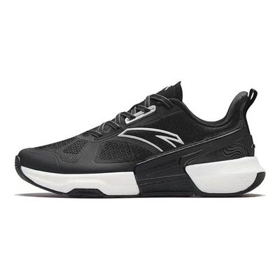 Sports Shock Absorbing Waterproof Low Top Training Shoes Men Sneakers Black 112347782-2